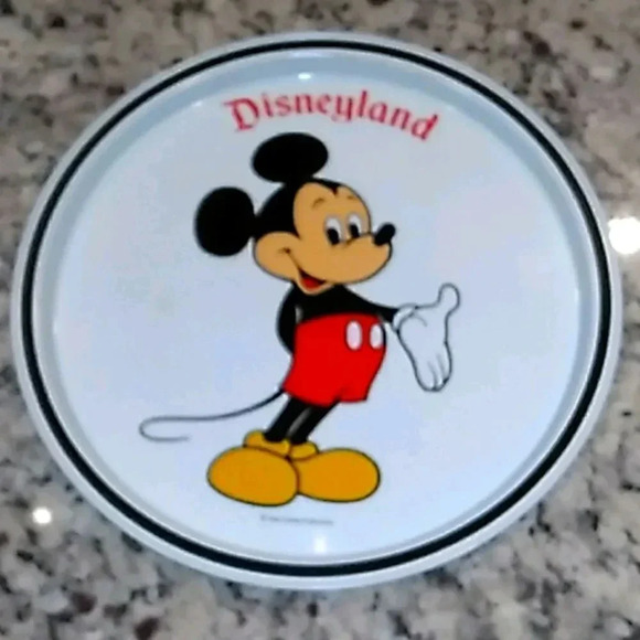 Vintage Disneyland Mickey Mouse Plate - Picture 1 of 7